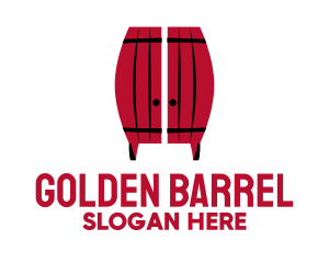 Red Barrel Cabinet logo design