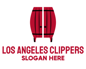 Liquor - Red Barrel Cabinet logo design