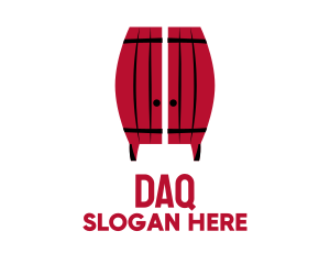 Winery - Red Barrel Cabinet logo design