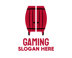 Wine - Red Barrel Cabinet logo design