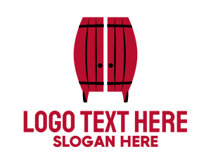 Barrel - Red Barrel Cabinet logo design