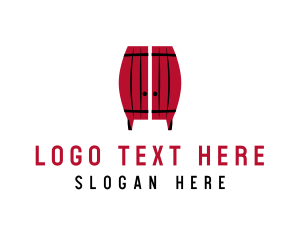 Gastro - Red Barrel Cabinet logo design