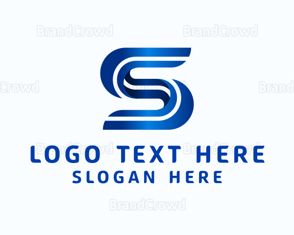 Modern Business Letter S Logo