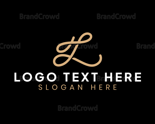 Elegant Stylish Simple Letter L Logo