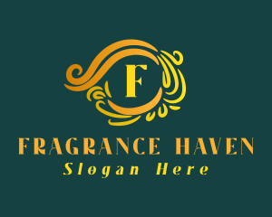 Luxury Elegant Wreath logo design