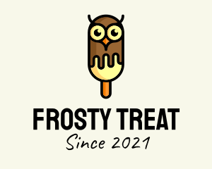 Popsicle - Cold Owl Popsicle logo design