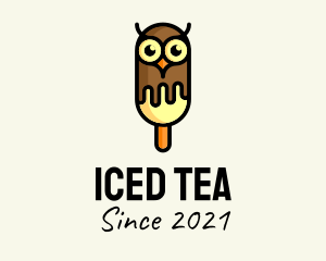 Cold Owl Popsicle logo design