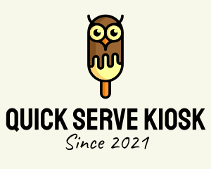 Cold Owl Popsicle logo design