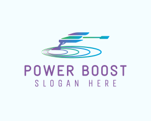 Power Washer Hose logo design