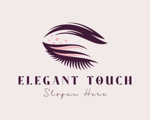 Aesthetic Cosmetics Eyelash logo design