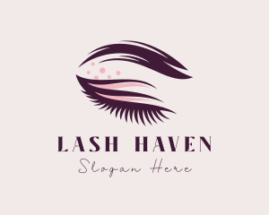 Aesthetic Cosmetics Eyelash logo design