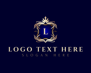Heraldry - Crown Luxury Crest logo design