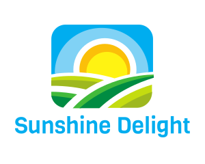 Sunny Hills Valley Landscape logo design