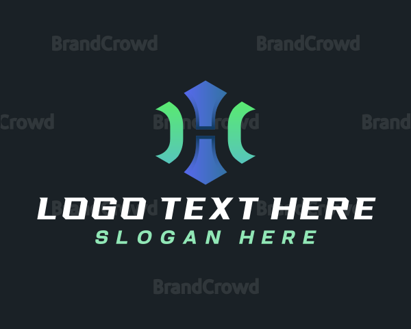 Technology Digital Marketing Letter H Logo