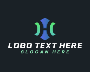Multimedia - Technology Digital Marketing Letter H logo design