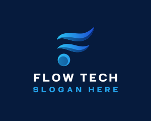 Wave Tech Finance logo design