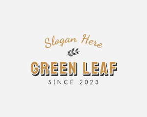 Classic Leaf Business logo design