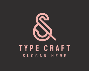 Type - Modern Ampersand Company logo design