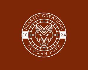 Creature - Mystical Wolf Creature logo design
