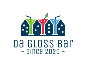 City Drinks Bar logo design