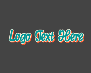 Generic - Retro Pop Calligraphy logo design