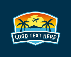 Banner - Travel Beach Resort logo design