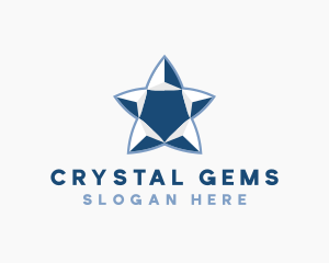 Crystal Blue Star logo design