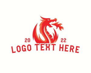 Beast - Dragon Beast Mythology logo design