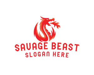 Dragon Beast Mythology logo design