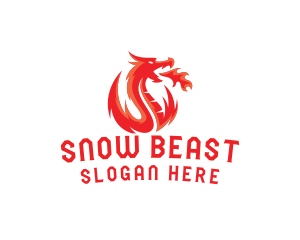 Dragon Beast Mythology logo design