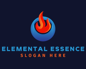 Element - Gradient Hot Cold Element logo design