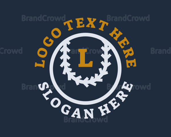 Baseball Sport League Logo