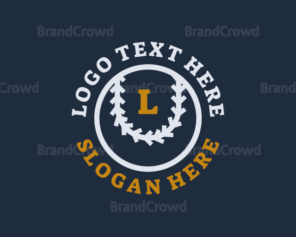 Baseball Sport League Logo