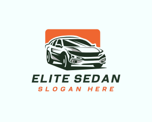 Car Sedan Automobile logo design