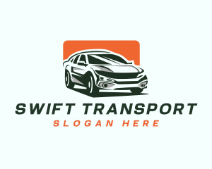 Car Sedan Automobile logo design