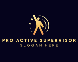 Supervisor - Human Leadership Star logo design