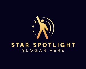 Human Leadership Star logo design