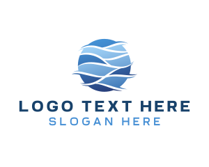 Liquid - Sea Ocean Wave logo design