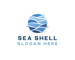 Sea Ocean Wave logo design