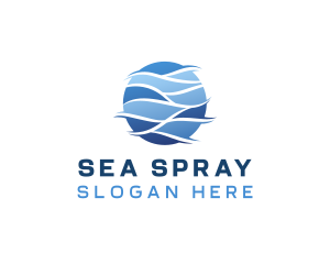 Sea Ocean Wave logo design