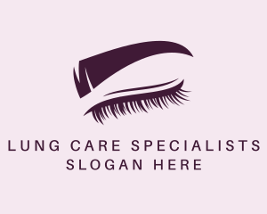 Pretty Eyelash Eyebrow  logo design