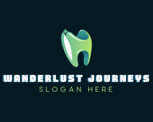 Oral Hygiene - Shiny Sparkling Tooth logo design