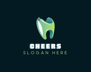 Orthodontist - Shiny Sparkling Tooth logo design