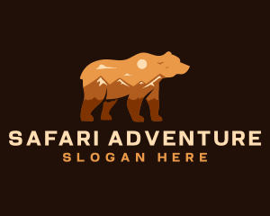 Mountain Bear Adventure logo design