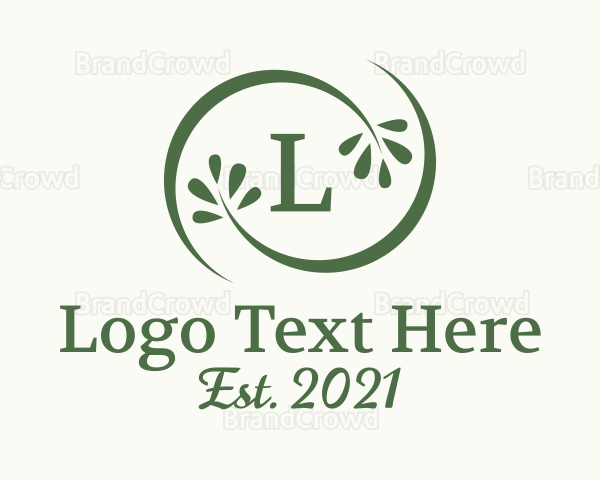 Natural Wellness Leaves Logo