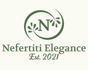 Natural Wellness Leaves  logo design