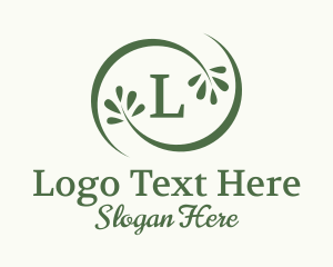 Natural Wellness Leaves  Logo
