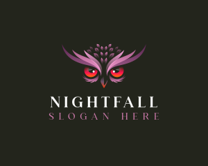 Nocturnal - Owl Bird Nocturnal logo design