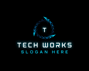 Digital Arrow Tech logo design