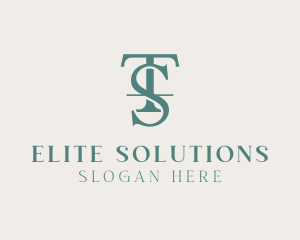 Letter Bi - Legal Consulting Letter TS logo design